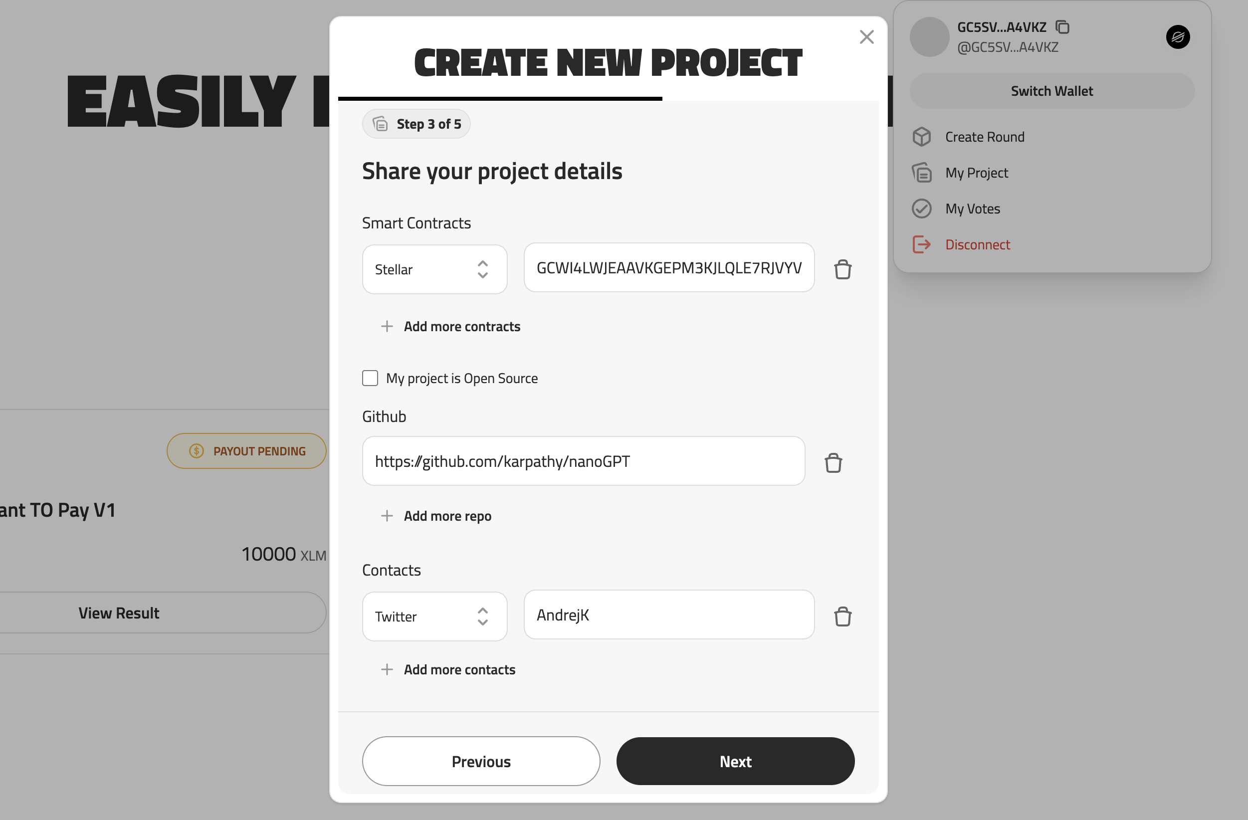 Github, Smart Contracts, and Contacts